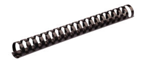 Plastic Combs - Oval Back, 1-1/2", 340 sheets, Black, 50 pack__52368 RF.png